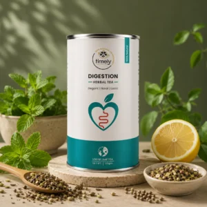 Timely Tea Digestion Control Herbal Tea with peppermint and digestive herbs