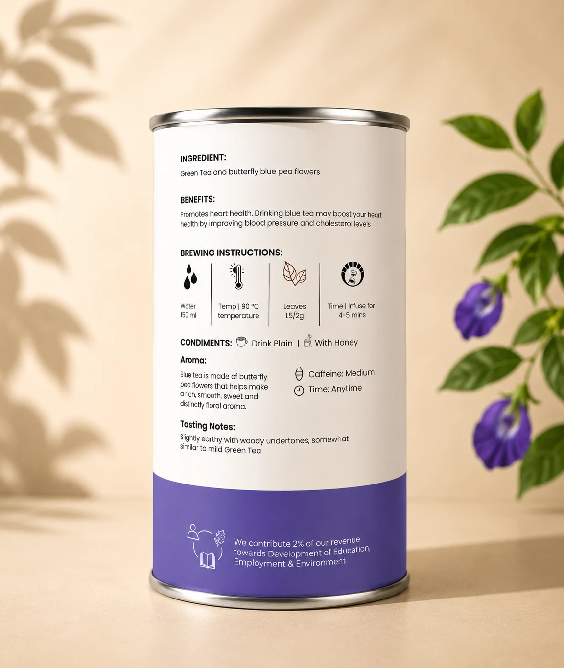 Blue Pea Green Tea - Image 2