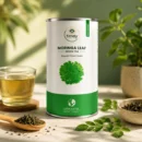Timely Tea Moringa Mint Green Tea with moringa leaves and refreshing mint